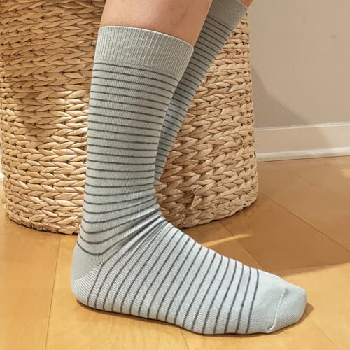 Sage Green Groomsmen Socks - Stylish Men's Dress Socks Gift 7