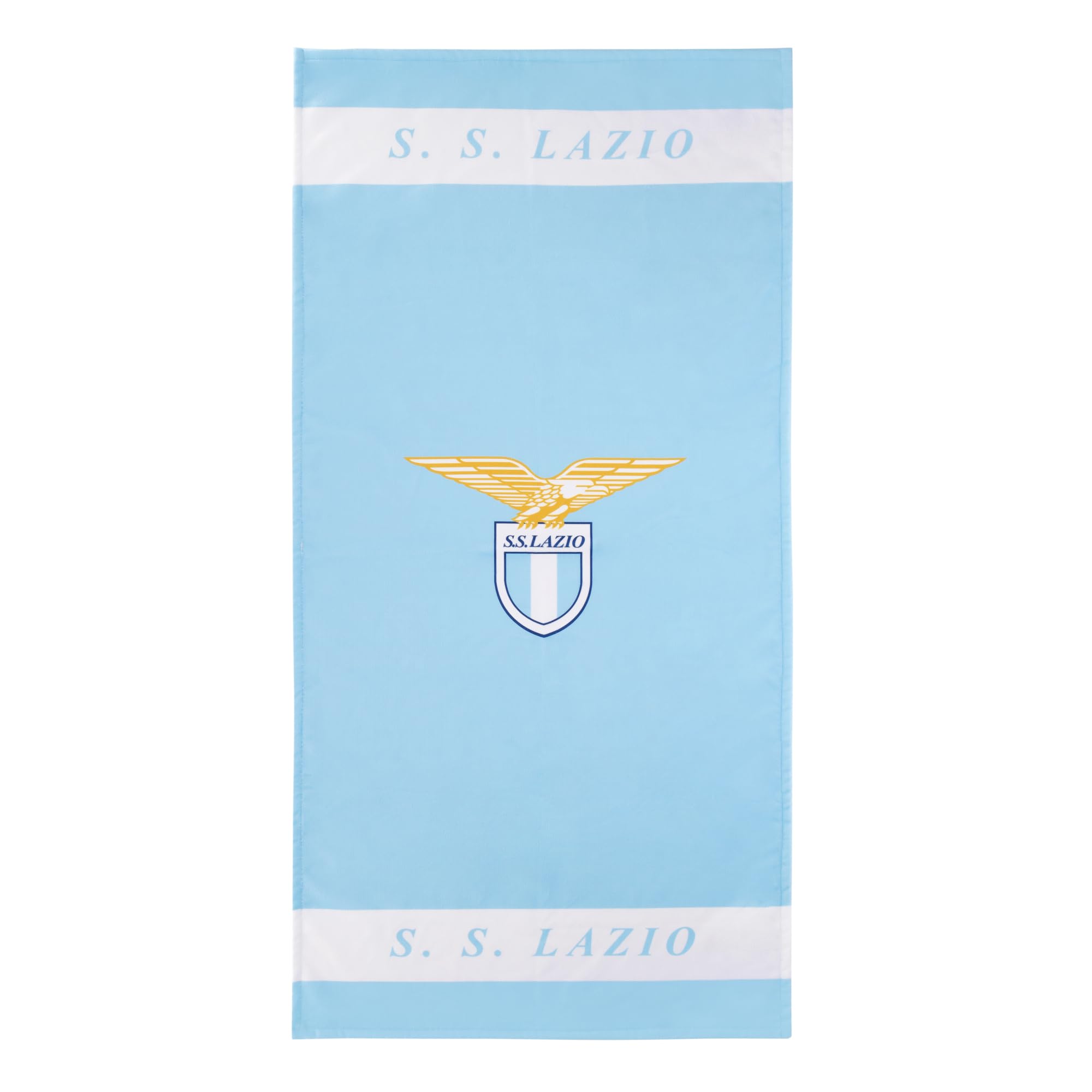 Only4fan S.r.l. Lazio – Toalla de Piscina o Gimnasio, 70 x 140 cm, de Microfibra, Producto Oficial del SS Lazio