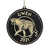 Personalized Hyena Christmas Ornament