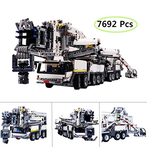 Yavso Liebherr Crane Truck Building Set For Adult 7692pcs Stem Construction Education Toy Hardest Building Kit