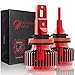 LIGHTENING DARK 10000 Lumens H11 LED Headlight Bulb, CREE Chips H8 H9 Conversion Kit,6000K Cool White - 360?Adjustable Beam Pattern