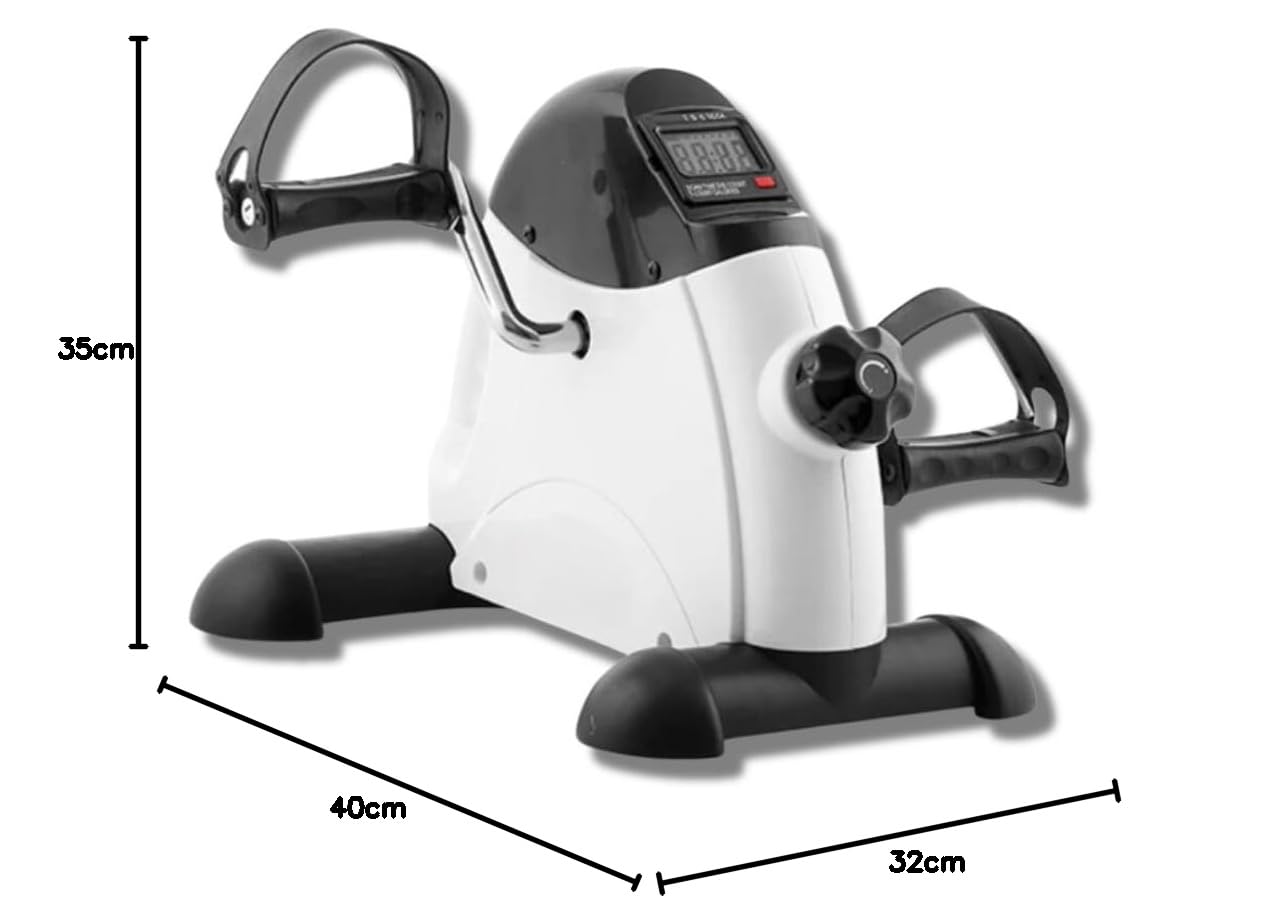 FFitness FMMB408B Cyclette Pedaliera da casa - Riabilitativa, Ginnastica ATTIVA, per anziani, riabilitazione infortuni | Bici Da Casa Easy Belt Bike Home Gym Braccia Gambe