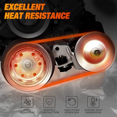 Image of Nilight Drive Belt for Yamaha G2 G5 G14 G16 G29 J55-G6241-00 J55-H1173-00 | Starter Generator Clutch Drive Belt for Yamaha G2 G5 G8 G9 G11 G14 G16 G29 4 Cycle Gas Cart Replace J38-81173-00 JN6-H1173-00