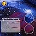 JQinHome Twin Galaxy Comforter Sets Blanket, 3D Outer Space Themed Bedding, All-Season Reversible Quilted Duvet, for Children Boy Girl Teen Kids - Includes 1 Comforter, 1 Pillow Sham (Dark Blue)