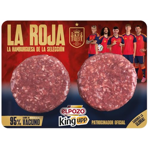 ElPozo King Hamburguesa Vacuno 'La Roja', 2x120 g Selección Española