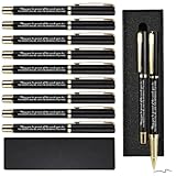 PerKoop 30 Sets Thank You Pens Employee Appreciation Ballpoint Pen with Engraved Inspirational Quotes Thank You Pen Gifts with Boxes for Teacher Coworker School Office Favors, Black Ink (Difference)