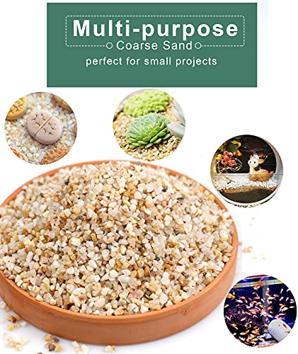 image for TOYPOPOR Coarse Silica Sand 2lb Succulent Rocks Stones Potting Horticu