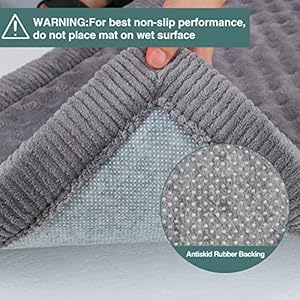   Dog-Crate-Pad-24x17-inch-Gray-Memory-Foam-Dog-Bed-Mat-for-Small-Dog-Cat-Grey-Washable-Puppy-Sleeping-Bed-Anti-Slip