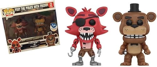 Foxy el pirata con Freddy Funko POP 2Pack Fye Exclusivo