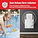 ELEKTROBOCK Pool-Alarm - Schwimmender Bewegungssensor mit 95dB Sirene | Wasser bewegt Sich...
