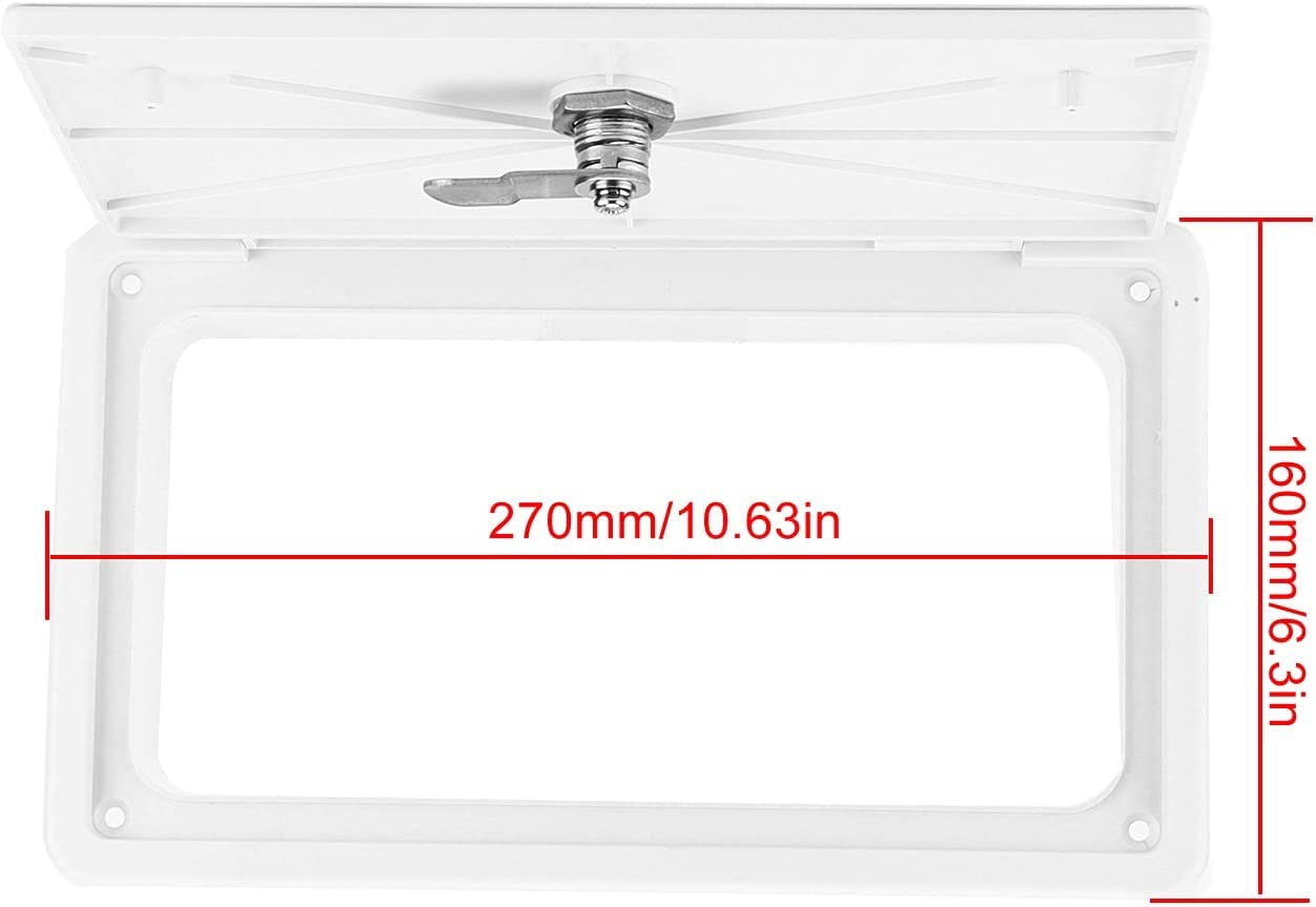Zatrzask z przyciskiem, zamki krzywkowe, właz kempingowy 231 x 118 mm, osłona kabla elektrycznego do kampera z zamkiem/małymi drzwiami, zewnętrzne zasilanie elektryczne do łodzi, przyczepy kempingowej