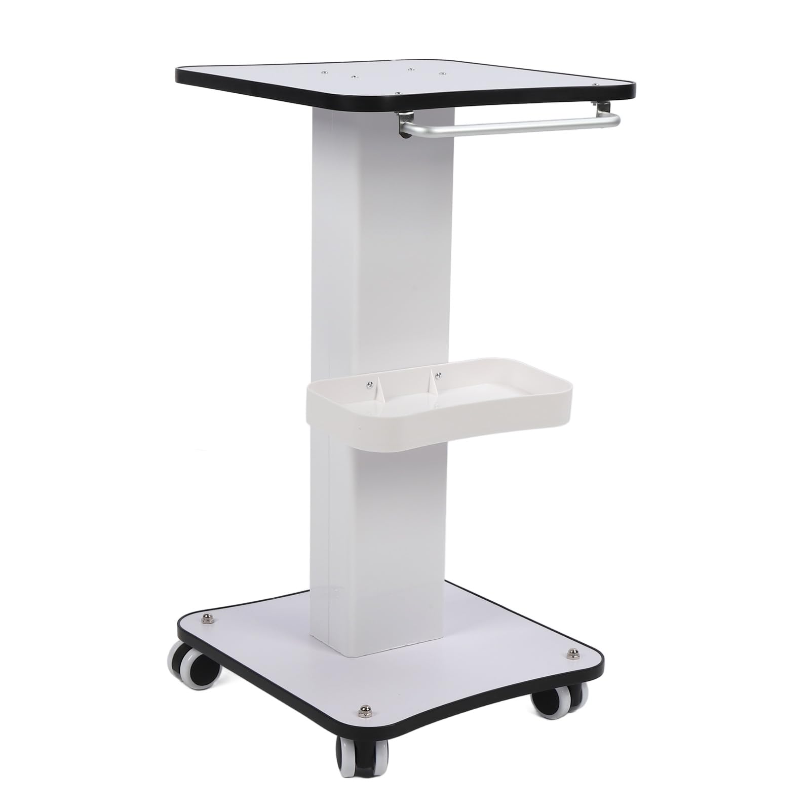 Carrello per Salone di Bellezza Carrello per Spa Durevole per Estetisti Ideale per Saloni di Bellezza e Spa Legno Composito Acciaio 68 Cm