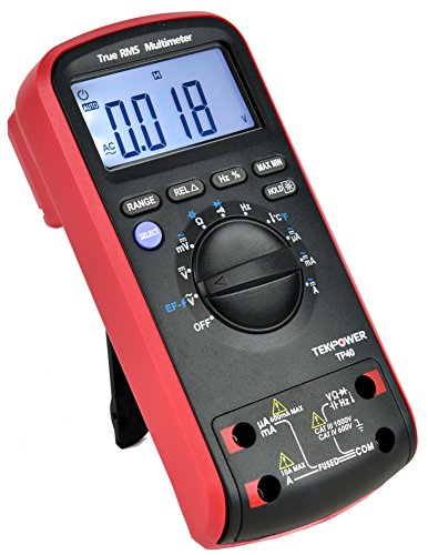 Tekpower Tp40 6000 Counts True Rms Digital Ac/Dc Auto Range Digital Multimeter With Relative Measurement And Ncv Features For General Purpose… #TOP1