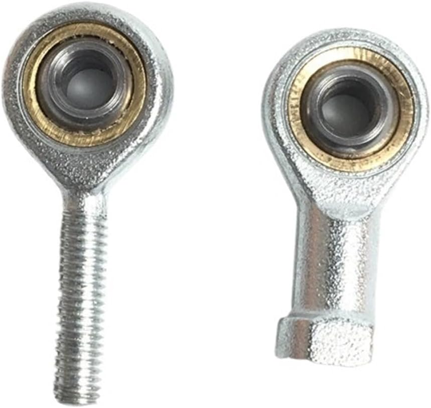 1PC SI5 6 8 10 12 14 16 TK Metric Male Left, Female Right Hand Thread Rod End Joint Bearing (Size : Left, Color : SI6TK)
