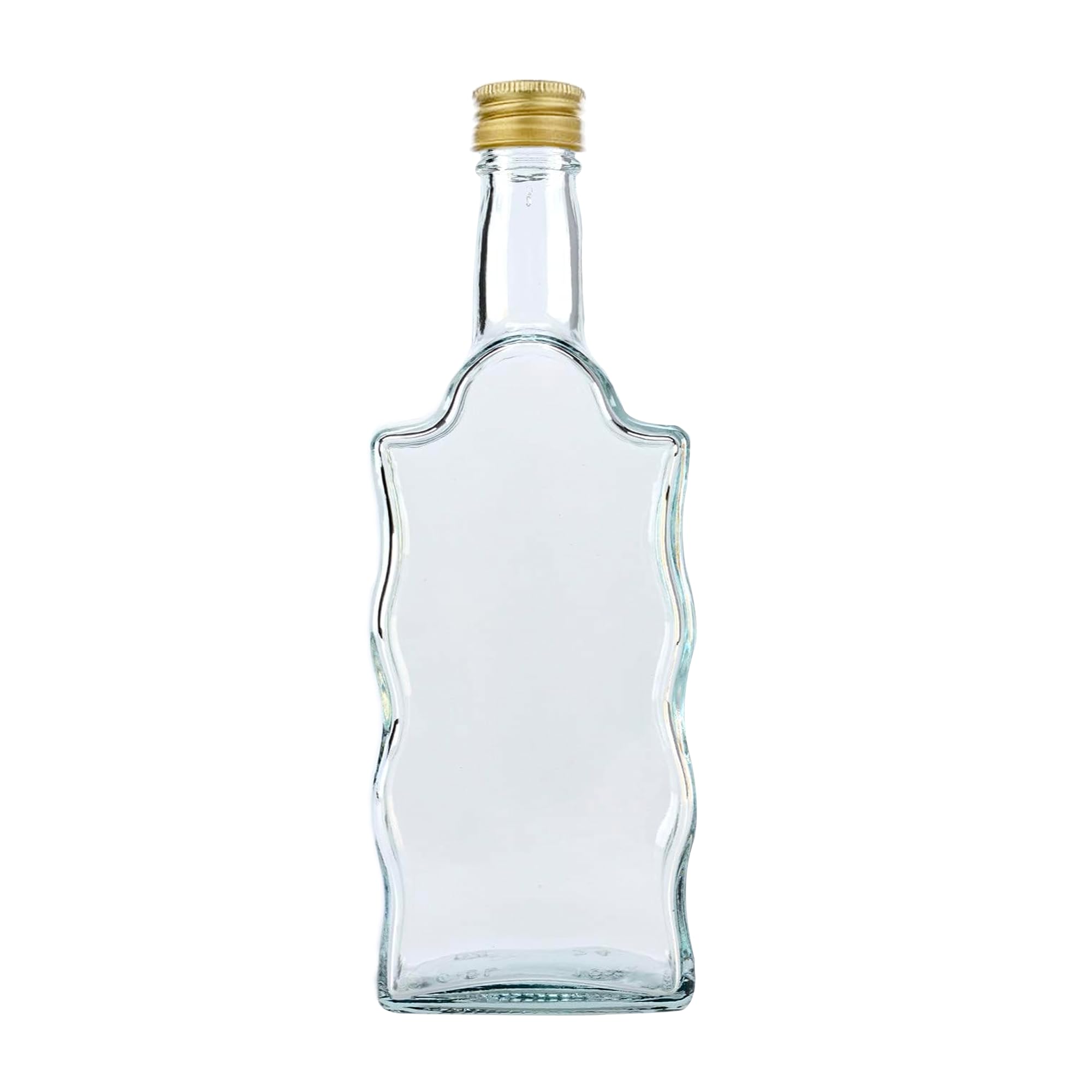 24 puste małe butelki szklane Wart z zakrętką Golden 250 ml do samodzielnego napełniania, jako butelki na sok, syrop, butelki na likier, 0,25 l z zamknięciem (24 x 250 ml)