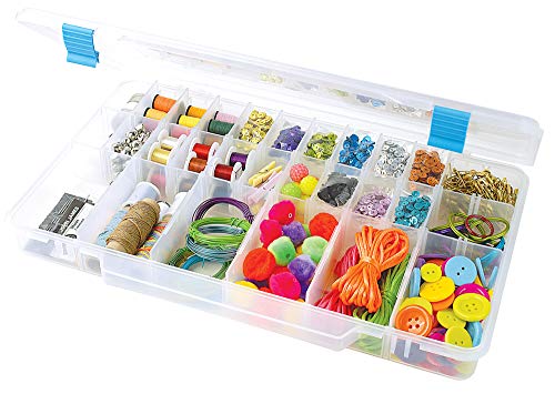 Image of The Beadery Large Utility Box Storage Container, clear