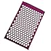Trihedral-X Aplicador Pranamat Eco Sensi cojín de la Flor de Loto acupresión Estera de la Aptitud del Masaje de Spike Yoga Mat Kuznetsov for Back Cuello del pie (Color : Purple Mat)