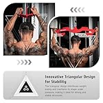 MOST GRIP LAT Pull Down Bars Set, Triangular Stability LAT Pulldown Attachments with 8 Ergonomic Handles for Whole Back Training, Non-Slip Cable Machine Attachment for Gym Home Workout - Image 3