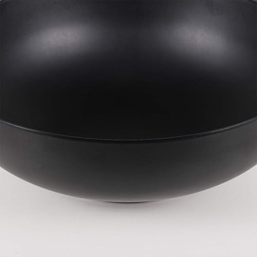 Miniatura 4 de DOITOOL Cuencos negros grandes de imitación de porcelana Tazón grande para servir Tazones resistentes para mezclar, cuenco de Pho de estilo japonés