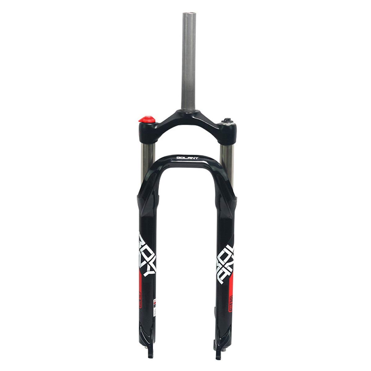 WIQUYBML 26in Snow/BMX Fat MTB Fork Oil Suspension 135mm Fit 4.0" Tire Bike Front Forks 1-1/8" Shoulder Control QR Travel 100MM