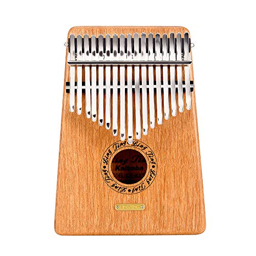 LingTing Kalimba LT-K17G Piano à pouce 17 touches Mbira Sanza Swartizia Spp Bois massif Cadeau musical (sans EQ) - Les Beatles, Paul McCartney, John Lennon, RIngo Starr, George Harrison LingTing Kalimba LT-K17G Piano à pouce 17 touches Mbira Sanza Swartizia Spp Bois massif Cadeau musical (sans EQ) – Image 4