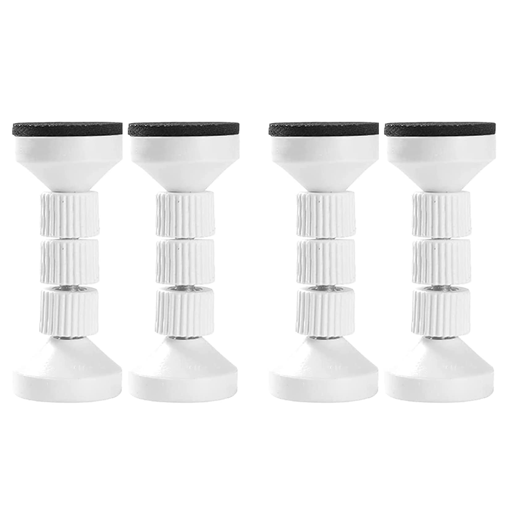 Hndhbfgrt Adjustable Threaded Bed Frame Anti-Shake Tool for Bed,Headboard Stoppers,Prevent Loosening Anti-Shake Fixer(4Pcs White)