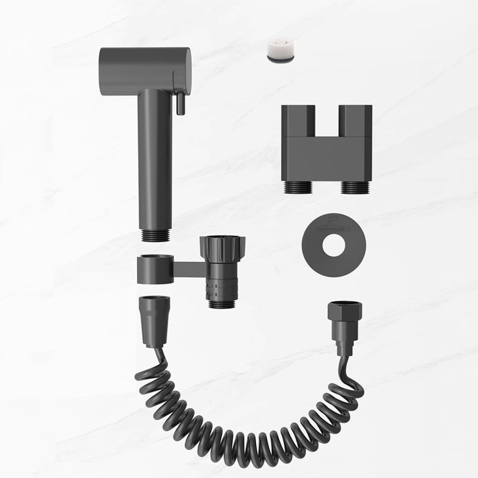 Duchas Higienicas para Wc Gris Grifo Bidet para Wc para Inodoro,Baño de Mascotas,Higiene Personal