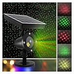 MEIVIYA Outdoor Solar Projector - Sky Star Stage Spotlight Showers Christmas Landscape Garden Lawn Light