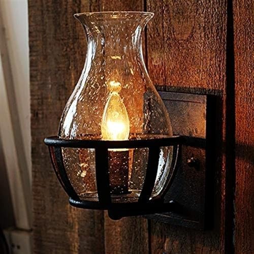 American Rustic V-intage Country Style Candle Design Wall Sconce Lighting