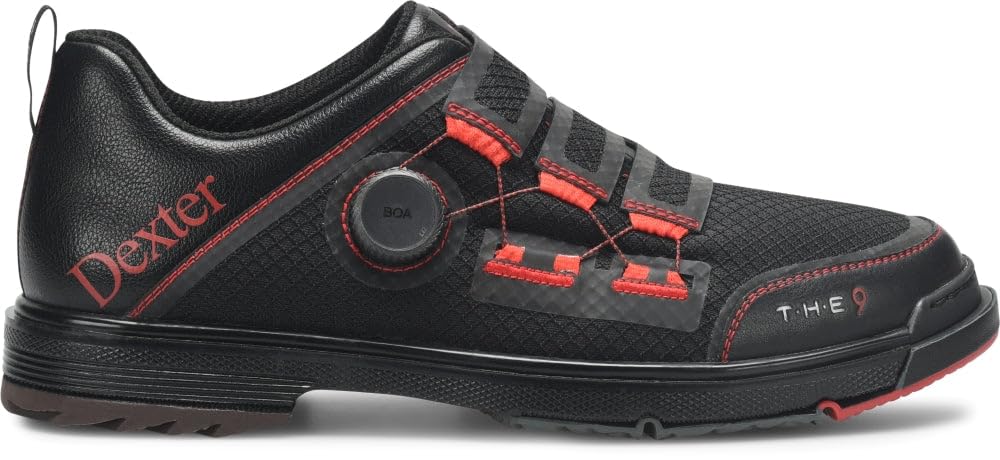 A*o様 Dexter THE C9 Dexter THE C9 Knit Boa Men's Bowling Shoes Color Black/Gold