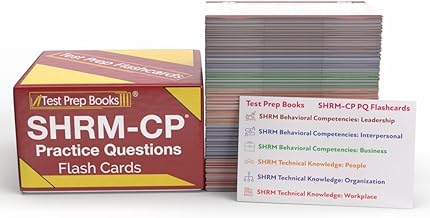 SHRM CP Practice Question Study Cards: SHRM CP Exam Prep 2025-2026 with Practice Test Questions for The SHRM Certification [Full Color Cards]