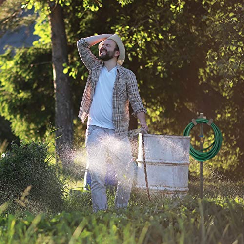 Wasserzapfsäule mit Schlauchhalter für 45 m Schlauch und 1/2″ Adapter