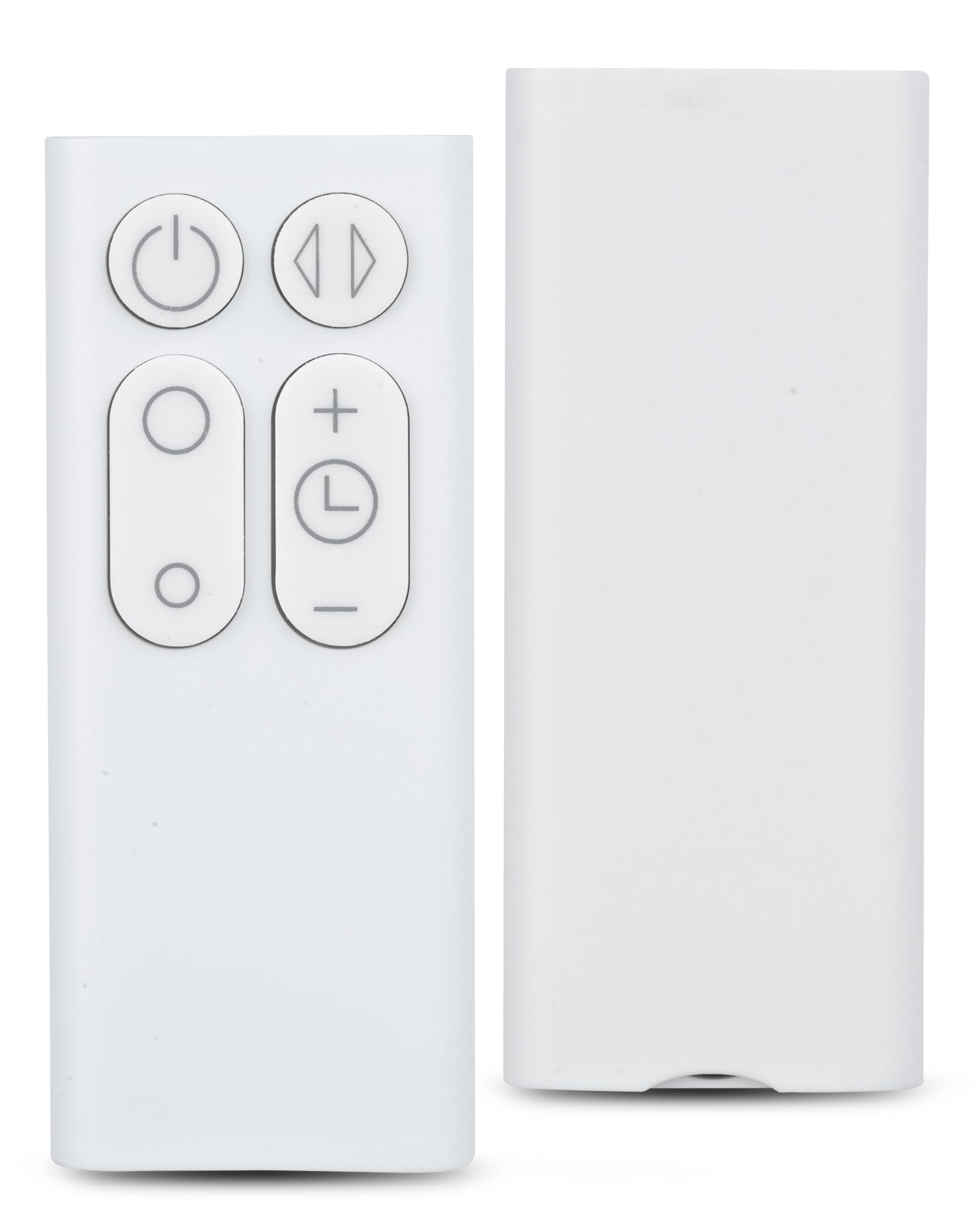 扇風機 交換用リモコン for ダイソンAM06 AM07 AM08 暖房・冷房ファン クールファン加湿器 空気清浄機 リモコン 対応タワー 扇風機リモコンのみ ホットアンドクール ホット&クール for DYSON タワーファン 互換品 (AM06 AM07 AM08通用シルバー)