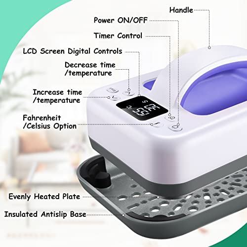 Sihanm BB326 Heat Press - 7 Inch X 5 Inch Heat Press Machine thumb #4