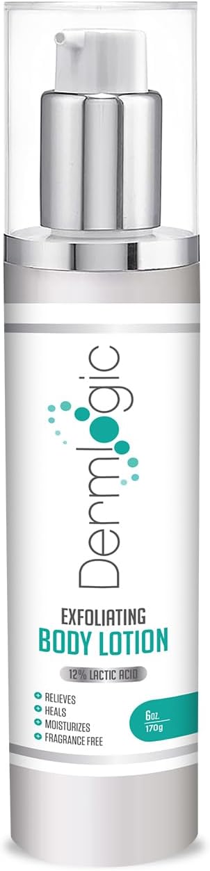 Keratosis Pilaris Treatment- Get Rid of KP, Bumps & Body Acne. 12% Lactic Acid Lotion. Moisturizing Repair Cream Smooths Rough, Dry, Cracked, Bumpy Skin & Redness.