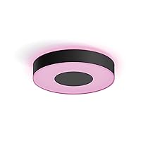 Philips Hue White & Color Ambiance Infuse, M (2.350 lm), illuminazione ambiente Dimmerabile,16 milioni di colori, controllo Smart della luce tramite Voce e App, Nero