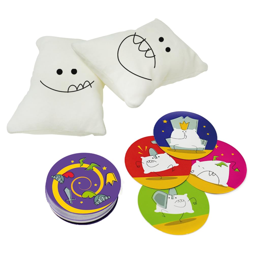 Mercurio - Pillow War Game. Perform your action as fast as possible and run out of cards.20x20x5cm, Multicolor (1) - Image 3