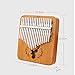 MBVHVVJC Kalimba Thumb Piano Mini Thumb Piano Mahogany Wood 17 Key Kalimba Thumb Piano Instrument for Beginner and Children for Kids and Adults Beginners(Brown)
