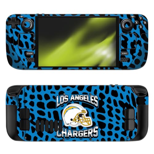 Autocollant vinyle NFL Los Angeles Chargers anti-rayures Steam Deck OLED