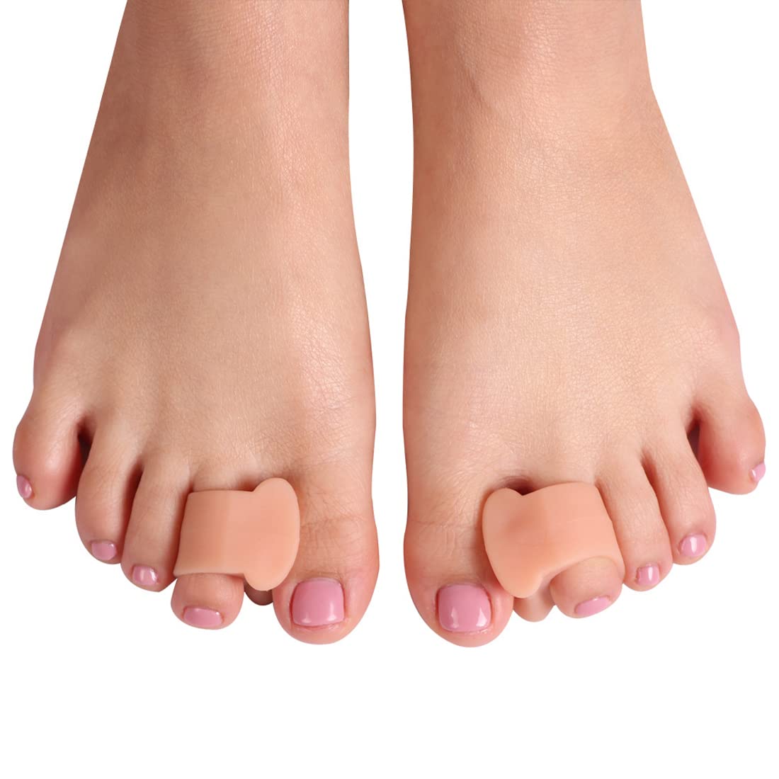 8 Piezas Corrector Dedo Martillo Silicona Separadores Dedos Pie Enderezadores Gel Para Dedos Superpuestos