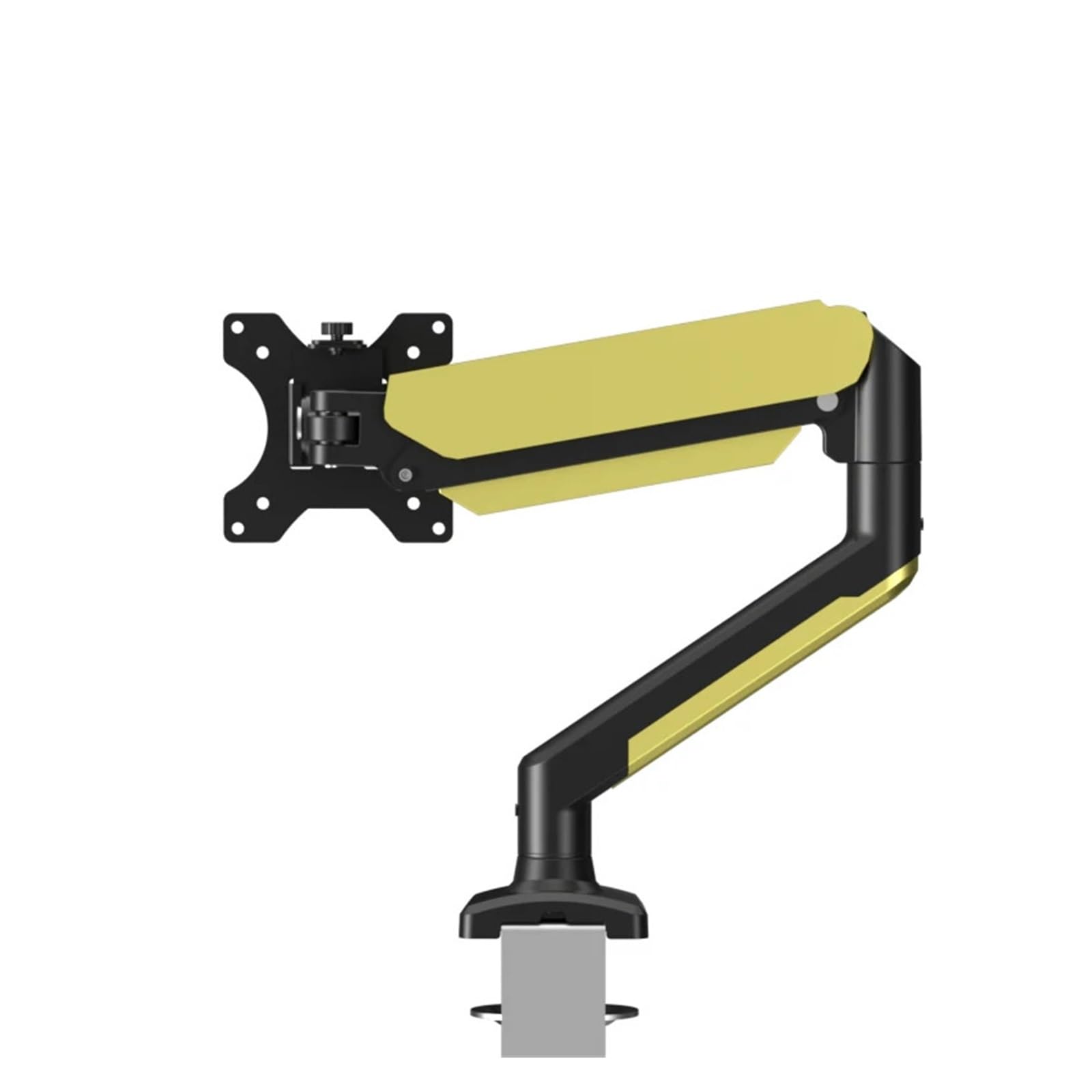 braccio per monitor, Supporto for monitor, 17-35 pollici, molla a gas(M1B Black yellow)
