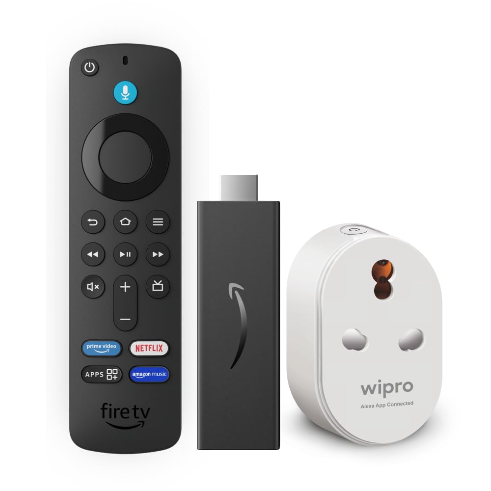 Amazon Fire TV Stick HD and Wipro 16A Smart Plug Combo : Amazon.in