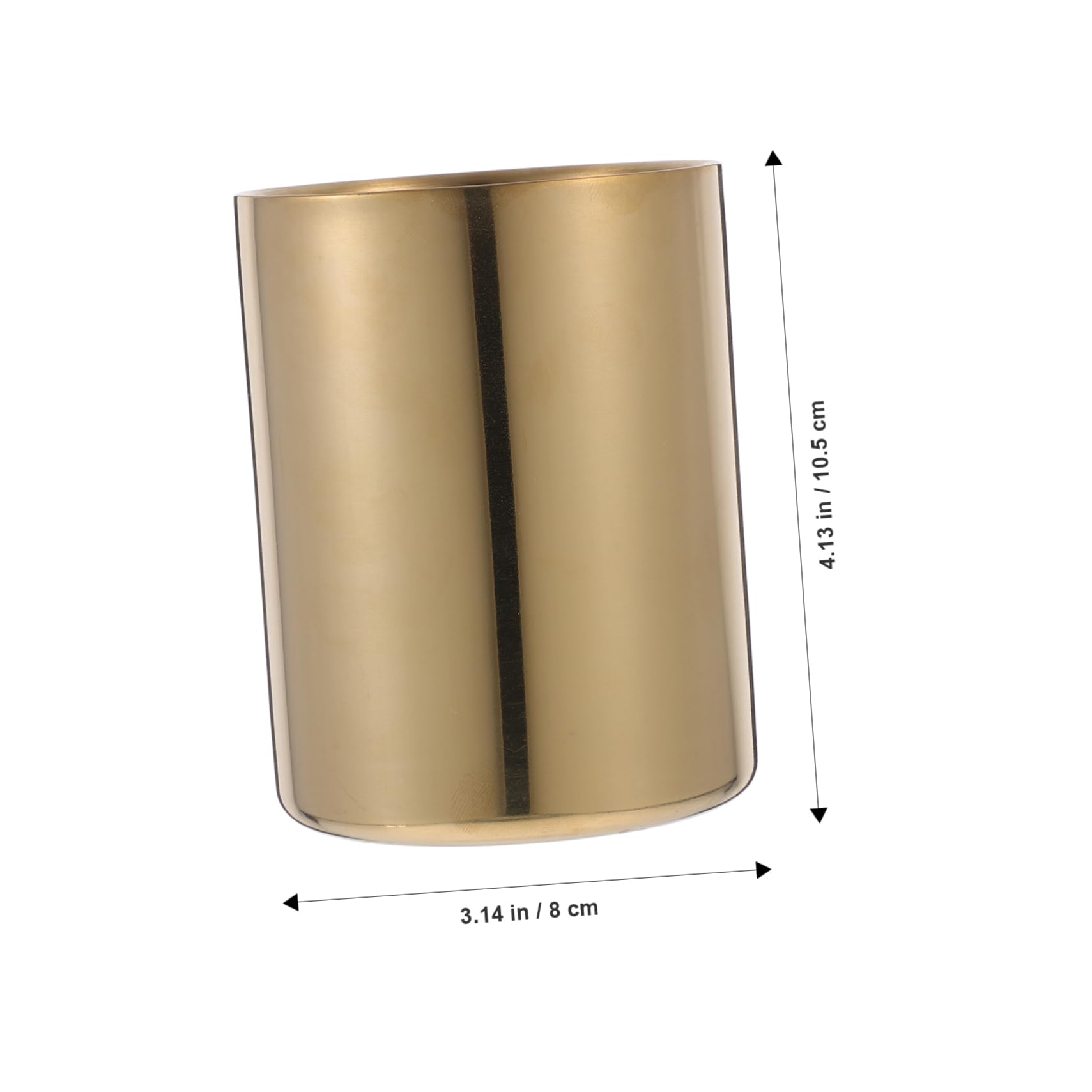 OSALADI 4 Pezzi Portapenne Inossidabile Elegante Organizer per Scrivania Portapenne Multi per Design per Ufficio e Casa