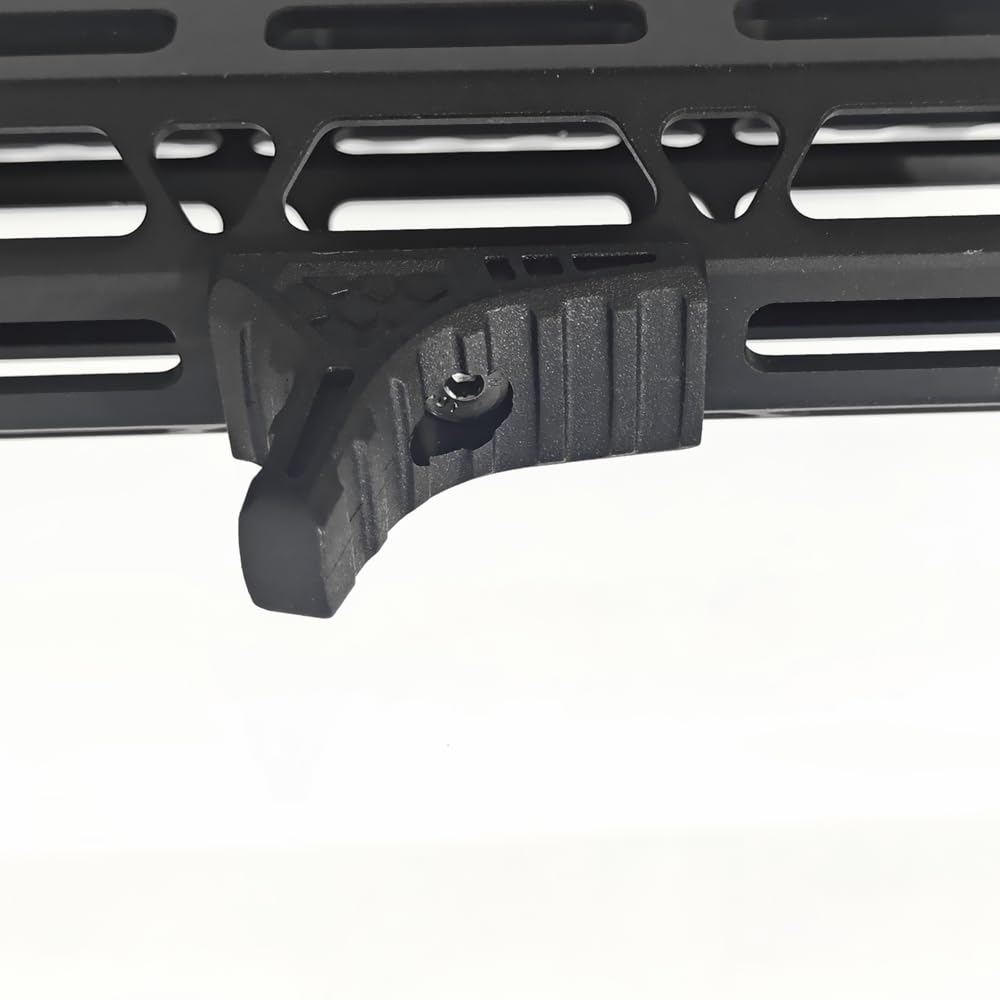 ナイロンポリマー製 ミニハンドストップ M-Lok Keymod 両対応タクティカルミニハンドストップ 軽量 (ブラック) - 2