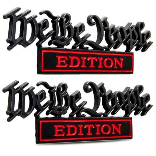We The People 3D Metal Emblem