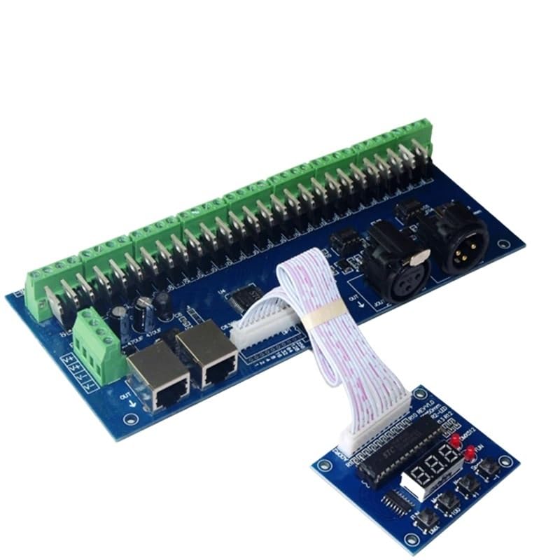 27-Kanal-18-Kanal-Dimmer-LED-Decoder, LED-Lichtsteuerung, DMX512-LED-Steuerung, Konstantspannung, gemeinsame Anode, Steuerung DC12V-24V(WS-DMX-18CH-LED)