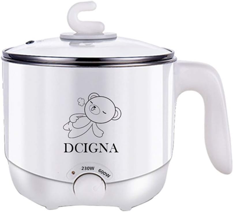 Electric Hot Pot, Noodles Cooker, 1.5L Stainless Steel Hot Pot - Perfect for Ramen, Egg, Pasta, Dumpling, Soup, Porridge, Oatmeal