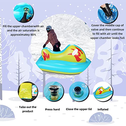 Mytrix Tubo da Neve, Slitta da Neve Gonfiabile per...