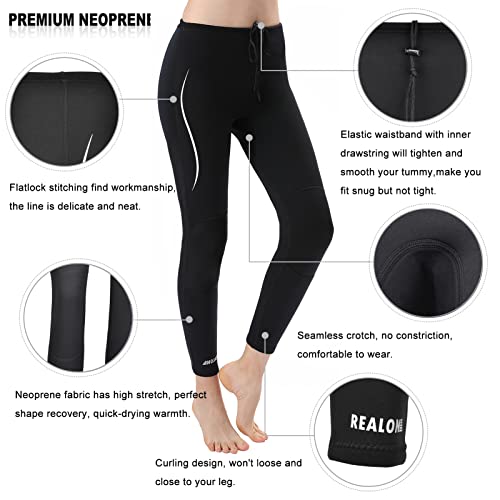 Chaqueta y Pantalones de Traje de Neopreno para Mujer de 2 mm, Manga Larga, para Natación, Surf, Buceo y Snorkel miniatura 7