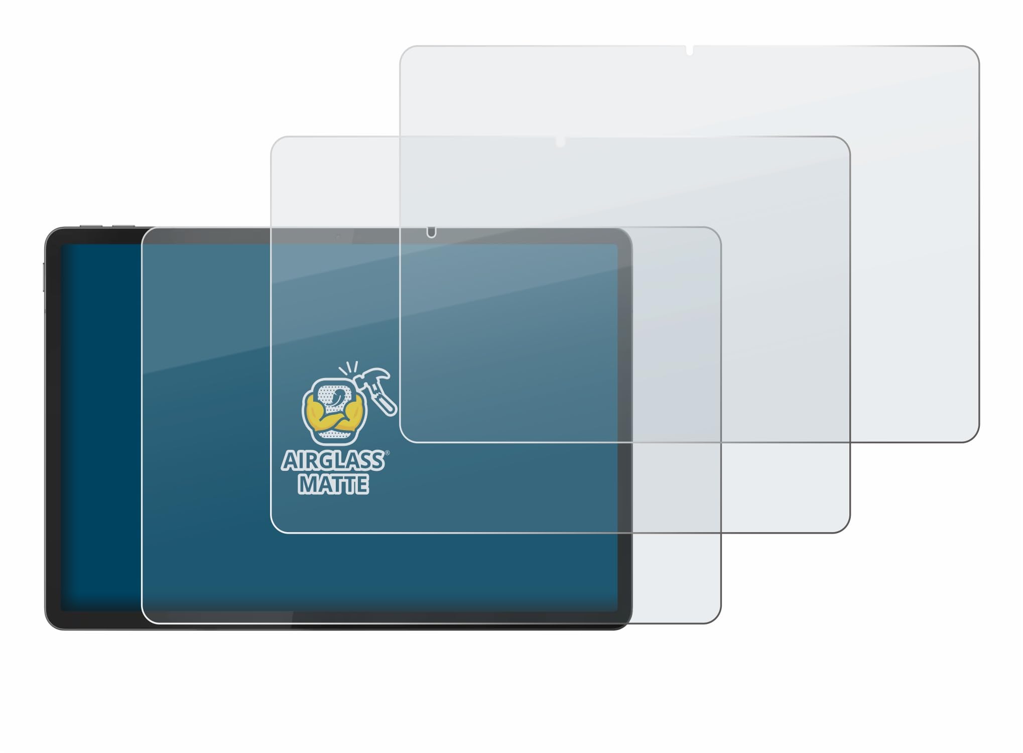 BROTECT Entspiegelungs Schutzglas für Lenovo Idea Tab Plus 12.1" (3 Stück) Schutzfolie Matt [Extrem Kratzfest 9H, Anti-Fingerprint]